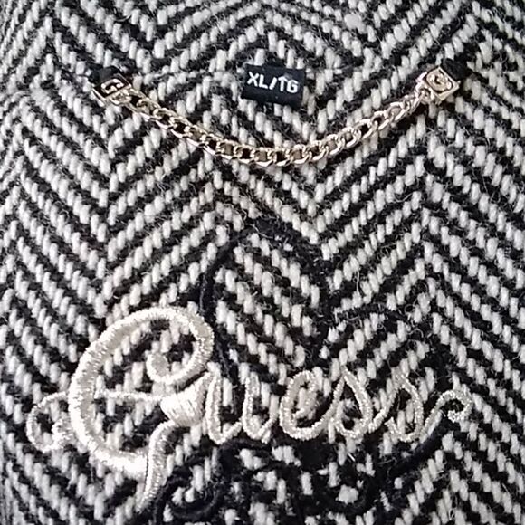 Coat Guess New White, Black - Picture 12 of 16